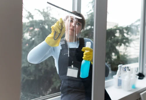Nettoyage de vitres intérieures et extérieures à Angos